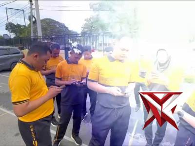 Polresta Bengkulu Laksanakan Senam Jari, Dukung Optimalisasi Media Sosial Polri Bengkulu &mdash; Dalam ra - PoliceTube