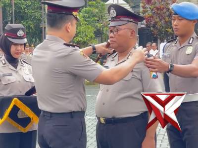 Polsek Pakisaji, Upacara Kenaikan Pangkat Pengabdian Dan Pemberian Penghargaan Kapolres Malang