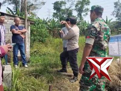 Giat Ketahanan Pangan Terkait dengan Penanaman Lahan Jagung Di Desa Lajuk Wilkum Polsek Keboncandi