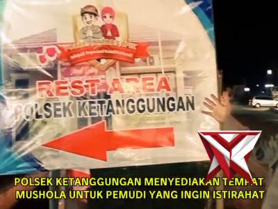 Polsek Ketanggungan menyediakan tempat istirahat