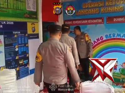 Pengecekan Pos Pengamanan Terpadu dan Pelayanan Perayaan Hari Raya Idul Fitri 1447 H Tahun 2026