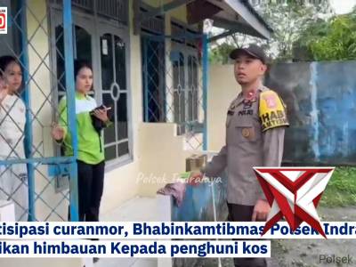 Sebagai Upaya tindakan preventif Polri antisipasi curanmor