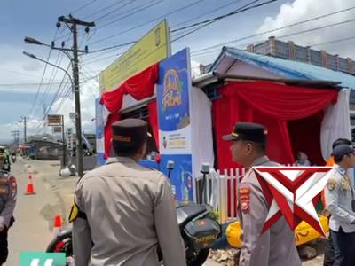 PENGECEKAN DAN PEMBERIAN TALI ASIH DI POS PELAYANAN TERMINAL MUARA AMAN