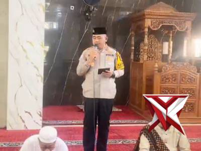 Kapolresta Tangerang Hadiri Santunan di Masjid Jami&rsquo; Aturrohmah Cangkudu