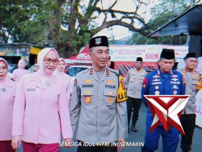 Kepala Kepolisian Daerah Sumatera Selatan Beserta Staff dan Jajaran Serta Bhayangkari Mengucapkan