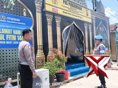 Polsek Bayung Lencir Pengecekan Kesiapan Pos Pengamanan
