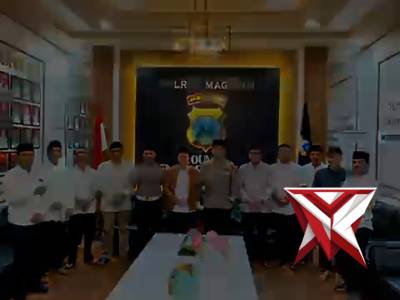 Kapolres Magetan menerima audiensi dari Kajari Magetan, Sabrul Iman, S.H., M.H., M.M.