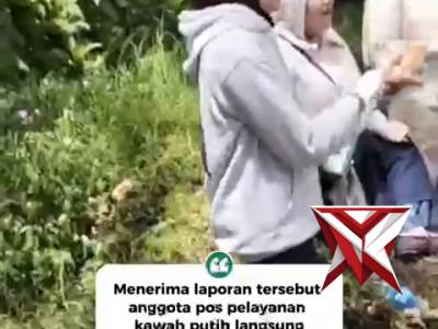 Pos Pengamanan (Pospam) Kawah Putih melaksanakan respon cepat terhadap masyarakat