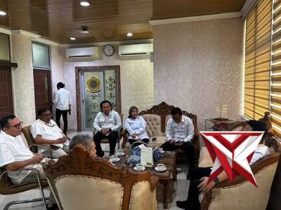 Sat intelkam polres ogan ilir kunjungan ke rektor unsri indralaya