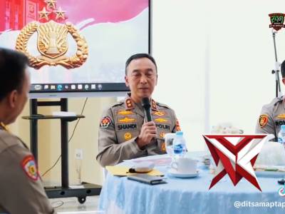 KEGIATAN COFFER MORNING SEKALIGUS ANEV KINERJA JAJARAN PJU POLDA SUMSEL