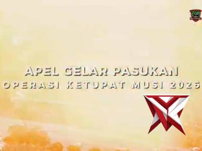 Apel gelar pasukan ketupat musi