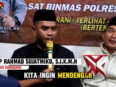 Kapolres Tanggamus Gelar Ngobarmas di Gisting, Terjunkan Penyelidik dan Dengarkan Keluhan Warga
