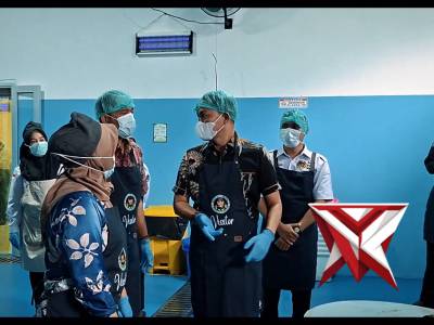 MONITORING DAN EVALUASI KUNJUNGAN KERJA PUSLITBANG POLRI KE SPPG POLRES PRABUMULIH