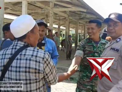 SAMBANG DAN DIALOGIS BERSAMA WARGA DI PASAR HEWAN KEC. RAMBIPUJI