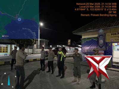 APEL MALAM POS PAM BANDING AGUNG