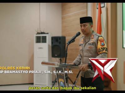 Buka Puasa Bersama, Polres Kediri Rangkul Ormas Keagamaan, Mahasiswa dan Wartawan Perkuat Sinergi