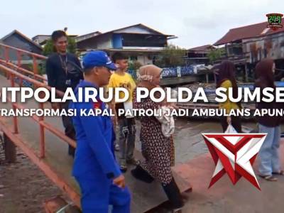 Polda Sumsel terus berinovasi dalam memberikan pelayanan tanpa batas. Kini, Kapal Pol V-1027 Upang t
