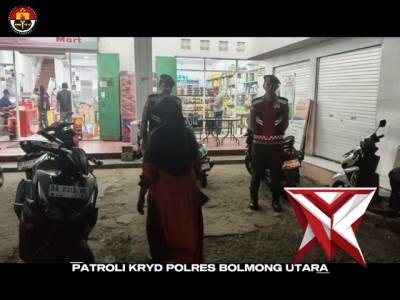 Patroli Kryd Polres Bolmut