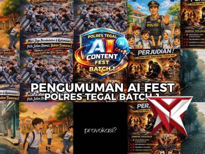 Polres Tegal Umumkan Pemenang AI Fest Batch 1 - PoliceTube
