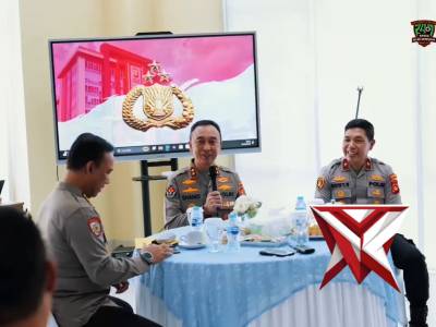 Kapolda Sumatera Selatan memimpin kegiatan Coffee Morning sekaligus Anev Kinerja PJU