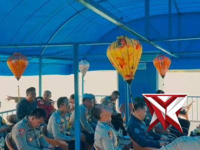 Kapolres OI giat Zoom Anev Kapolri dan Kapolda Sumsel