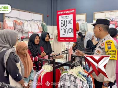 Polres Pelalawan bersama Baznas menggelar kegiatan Ramadhan Berbagi Bersama Anak Yatim