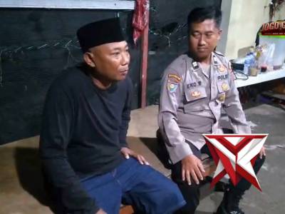 Personil Polsek Kedamean melaksanakan giat KRYD Patroli malam hari