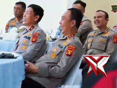 Kapolda Sumatera Selatan memimpin kegiatan Coffee Morning sekaligus ANEV kinerja jajaran PJU