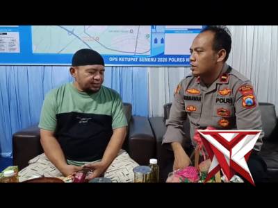 Respon Cepat Polres Ngawi Bantu Mobil Pemudik