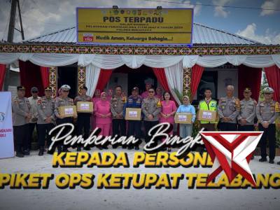 Kapolres Sukamara Pimpin Patroli dan Kunjungi Pos Operasi Ketupat Telabang 2026
