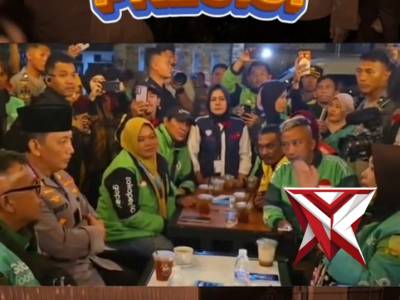 Kapolri Listyo sigit prabowo menyambangi kedai ado presisi, sebuah ruang sederhana