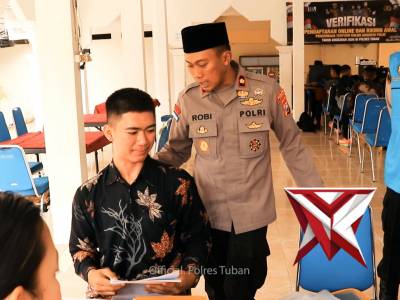 Wakapolres Tuban Cek Langsung Rikmin Awal Penerimaan Polri 2026
