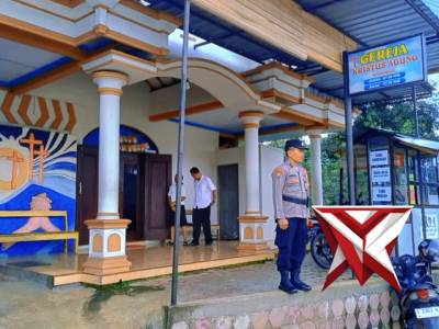 PAM KEGIATAN IBADAH KEBAKTIAN RUTIN DI GEREJA KRISTUS AGUNG - PoliceTube