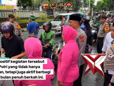 KAPOLRES SUBANG BERBAGI - PoliceTube