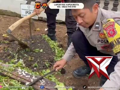 Polsek Cicalengka melaksanakan kegiatan penerapan zero waste