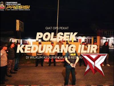 Giat Ops Pekat Polsek Kedurang Ilir - PoliceTube