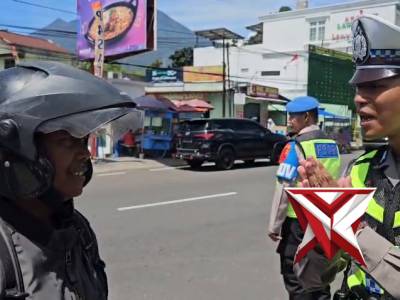 Laporan situasi arus lalu lintas Pos pengamanan Tawangmangu