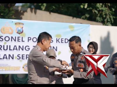 Penuh Keakraban, Polres Kediri Gelar Tasyakuran Ulang Tahun Personel Bulan September