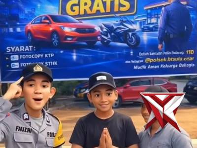 Rest area bagi pemudik yang melintasi wilayah polsek bts ulu polres musi rawas