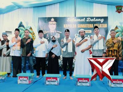 Kapolda sumsel silaturrahmi dengan warga kab.banyuasin