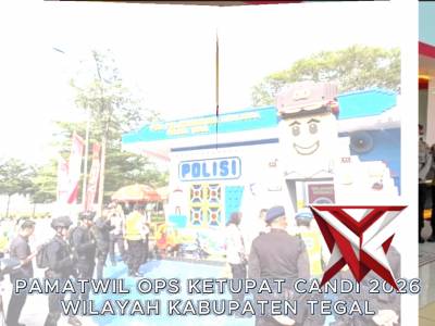 Kabidkeu Polda Jateng Melaksanakan Supervisi Operasi Ketupat Candi 2026 di Kabupaten Tegal - PoliceTube