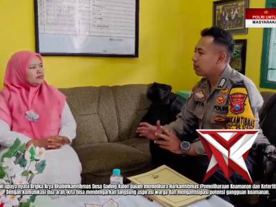 ? SAMBANG TOKOH MASYARAKAT, JAGA KONDUSIVITAS ??