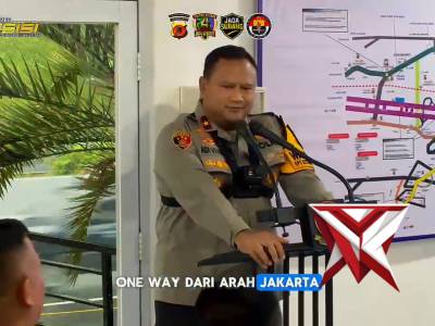 Wakapolda Jabar Tinjau Pos Pelayanan di Rest Area KM 102 Tol Cipali Subang