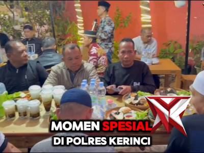 PERERAT SILATURAHMI, LINTAS PAG POLRES KERINCI TEGASKAN KOMITMEN SETIA HAPRABU KEPADA KAPOLRES
