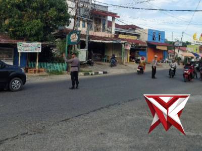 Personel Polres Sijunjung Laksanakan Kegiatan Preventif Pagi