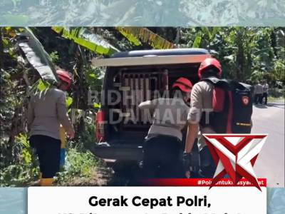 Gerak Cepat Polri, K9 Ditsamapta Polda Malut Sisir Hutan Cari Warga Desa Kusu yang Hilang