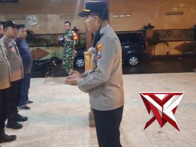 Pengamanan penetapan calon paw kepala desa - PoliceTube