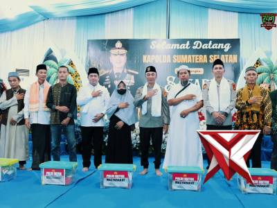 Silaturahmi dengan Warga Banyuasin, Kapolda Sumsel Tegaskan Kolaborasi Jaga Kamtibmas