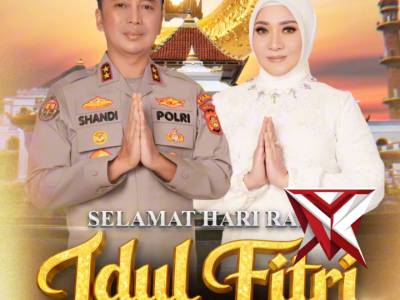 Kepala Kepolisian Daerah Sumatera Selatan Beserta Staff dan Jajaran Serta Bhayangkari Mengucapkan - PoliceTube