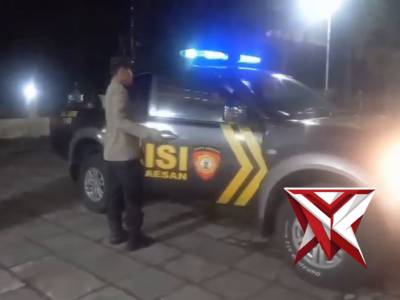 PATROLI BLUE LIGHT POLSEK MAESAN DI JAM RAWAN KRIMINALITAS